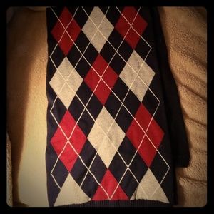 Mens Tommy Hilfiger argyle scarf